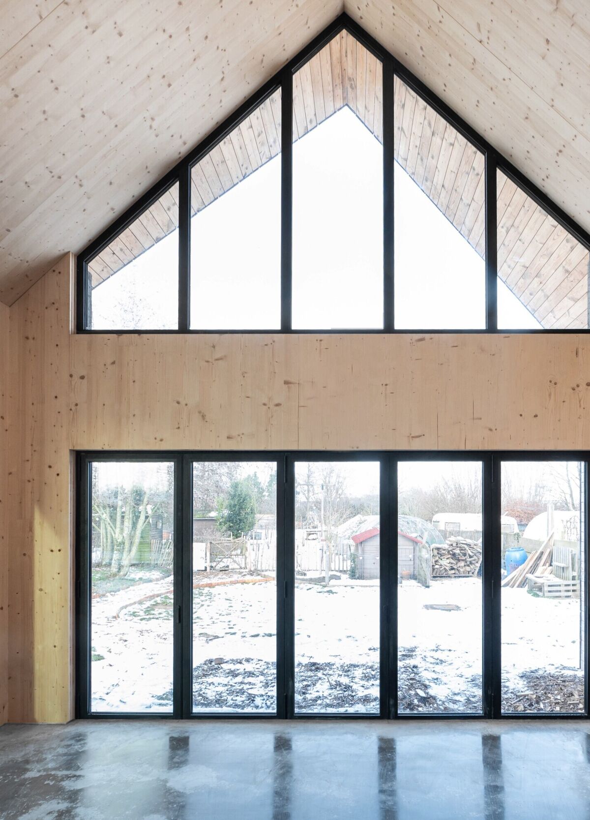 Adaptief Nieuwbouw Woning CLT Vouwraam Houten gevelbekleding Ecologisch Aalbeke 5 2