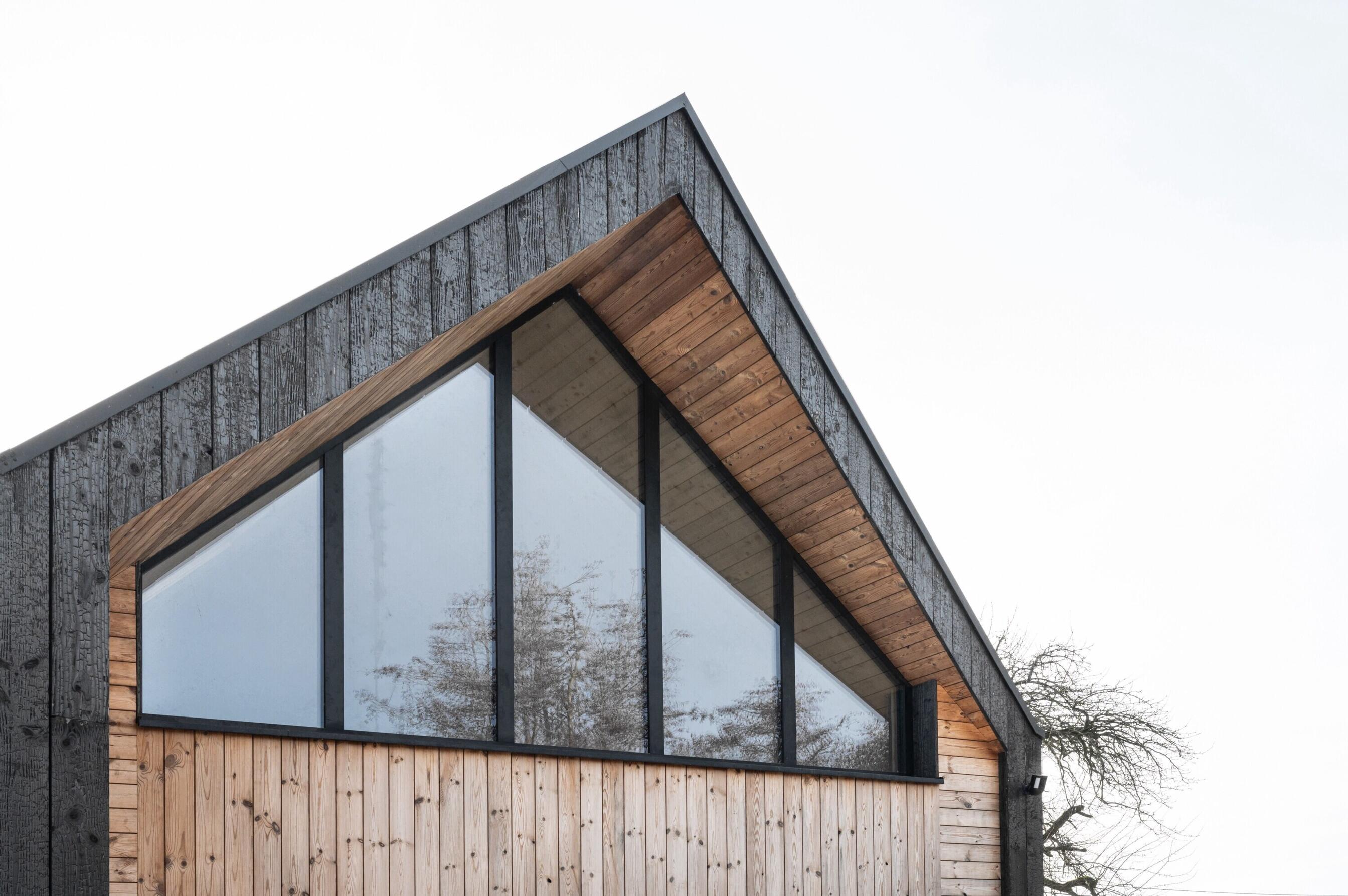 Adaptief Nieuwbouw Woning CLT Vouwraam Houten gevelbekleding Ecologisch Aalbeke 9 2
