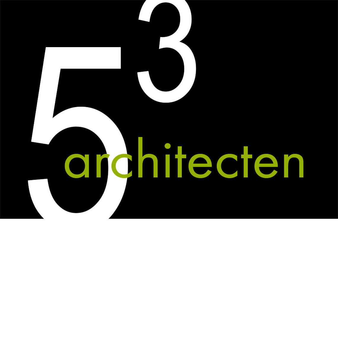 Logo 5³ vierkant bovenaan
